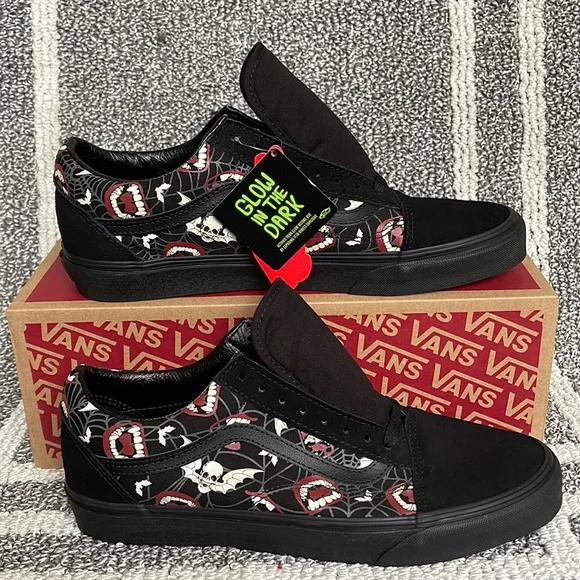 Vans Old Skool Glow Frights Black/Black WMNS - Picture 2 of 16
